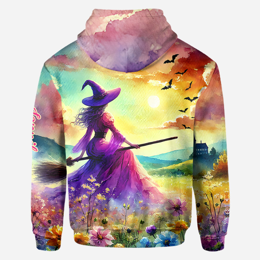 Beautiful Witch - Personalized Witch All Over Shirt