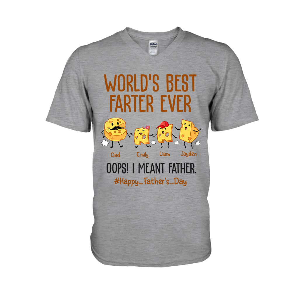 World's Best Farter Funny Cheese - Personalized Father T-shirt And Hoodie