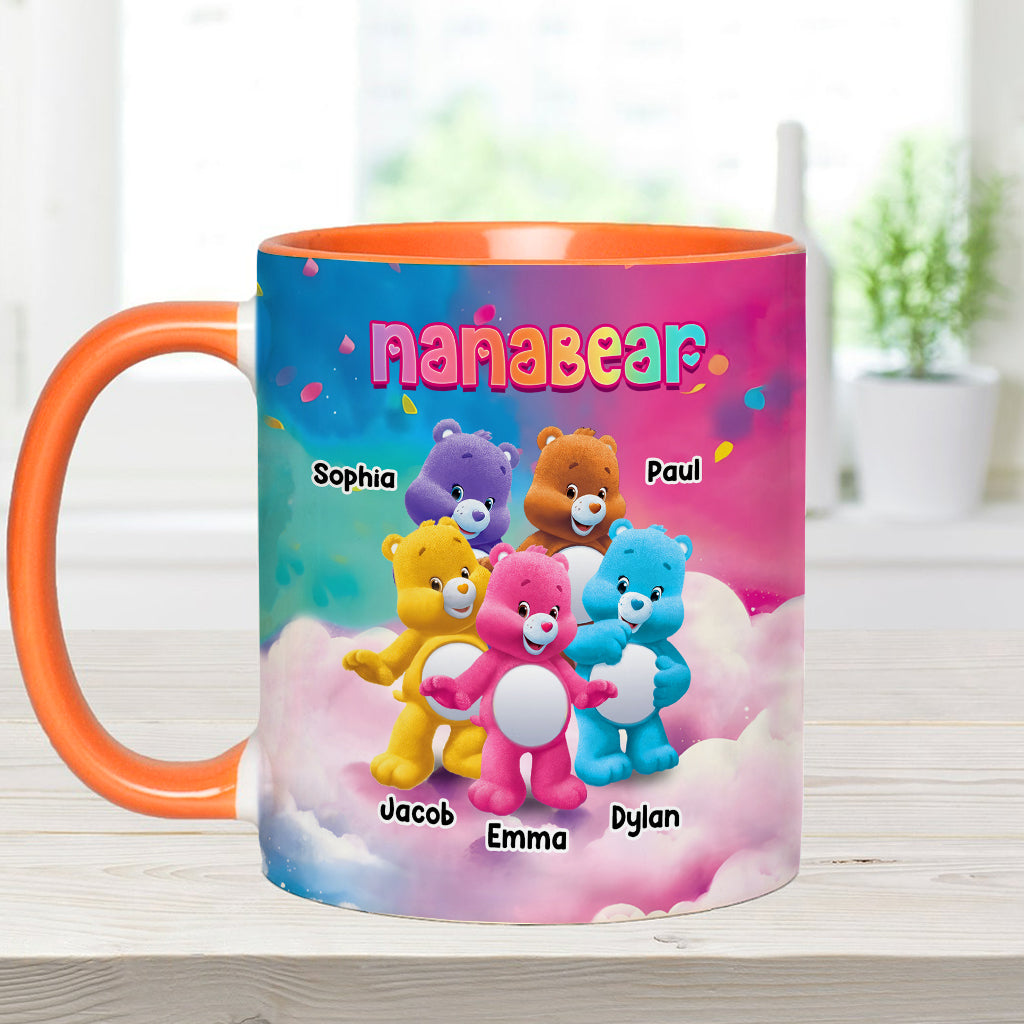 Nanabear - Personalized Grandma Accent Mug