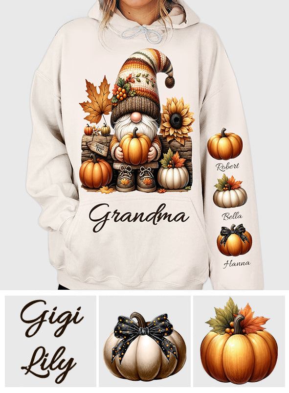 Grandma's Little Pumpkins - Personalized Grandma All Over Shirt