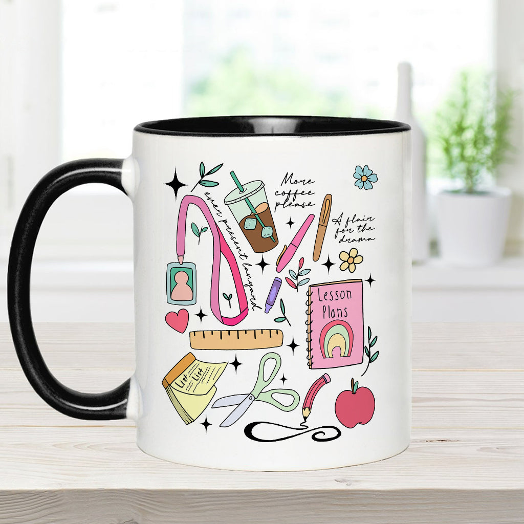 Kann gerade nicht reden, bin mit Lehreraufgaben beschäftigt - Personalisierte Tasse mit Lehrerakzent