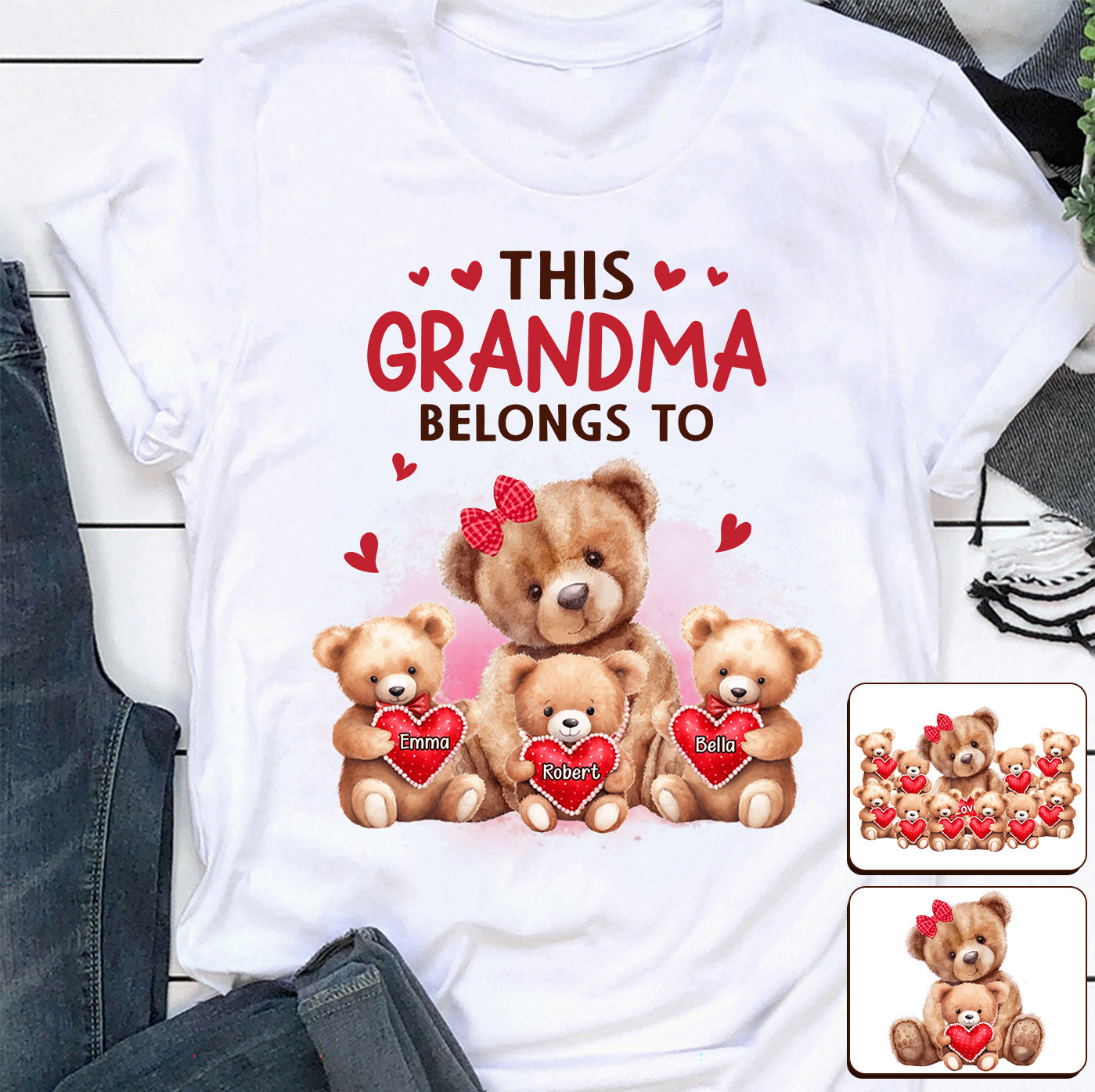 This Grandma Belongs To - Personalized Grandma T-shirt And Hoodie