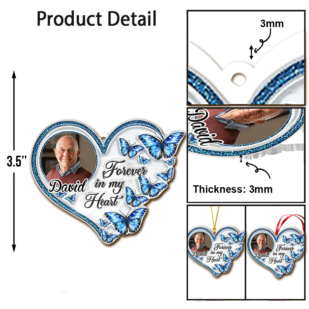 Forever In My Heart - Personalized Memorial Ornament