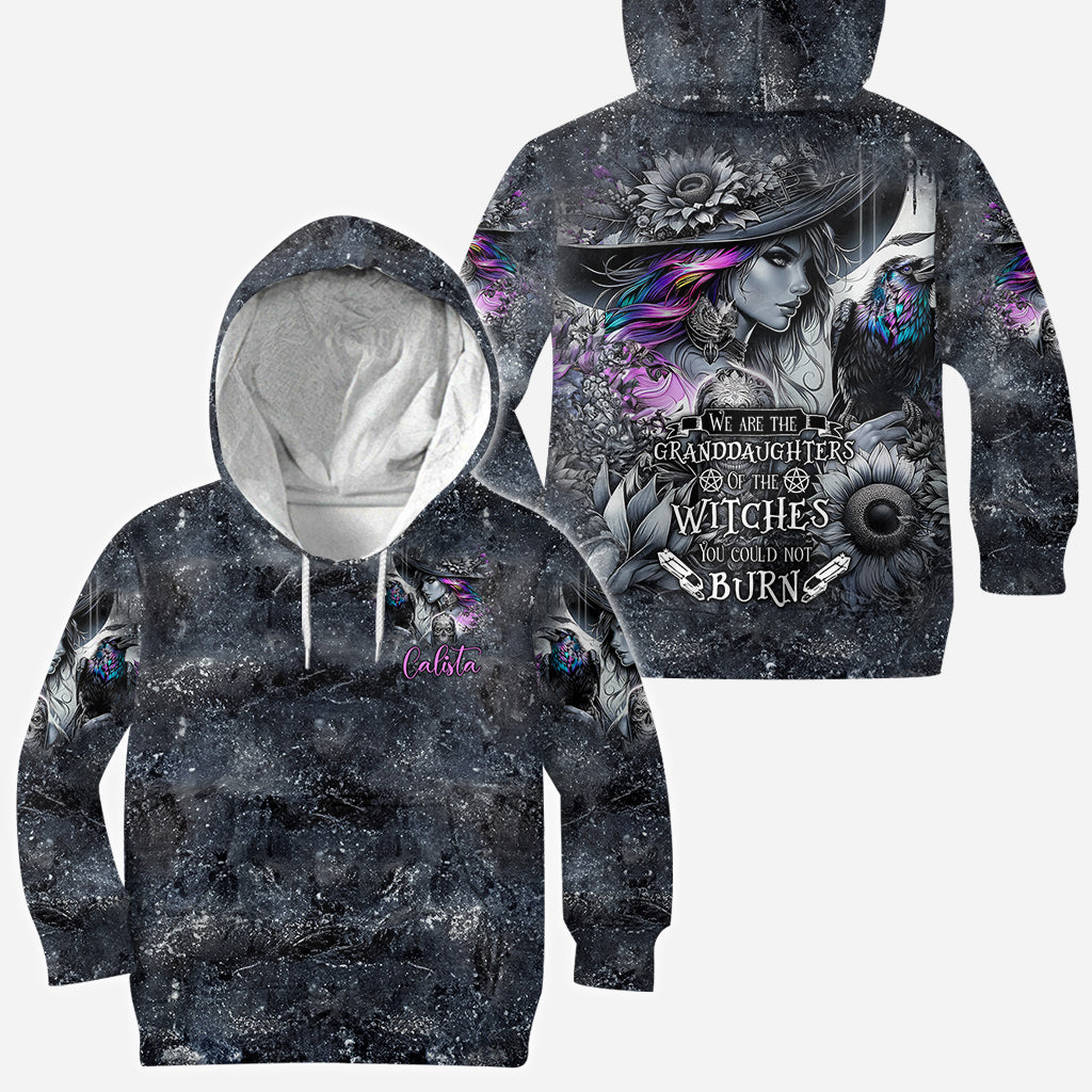 Flying High On Halloween Night - Personalized Witch All Over Shirt