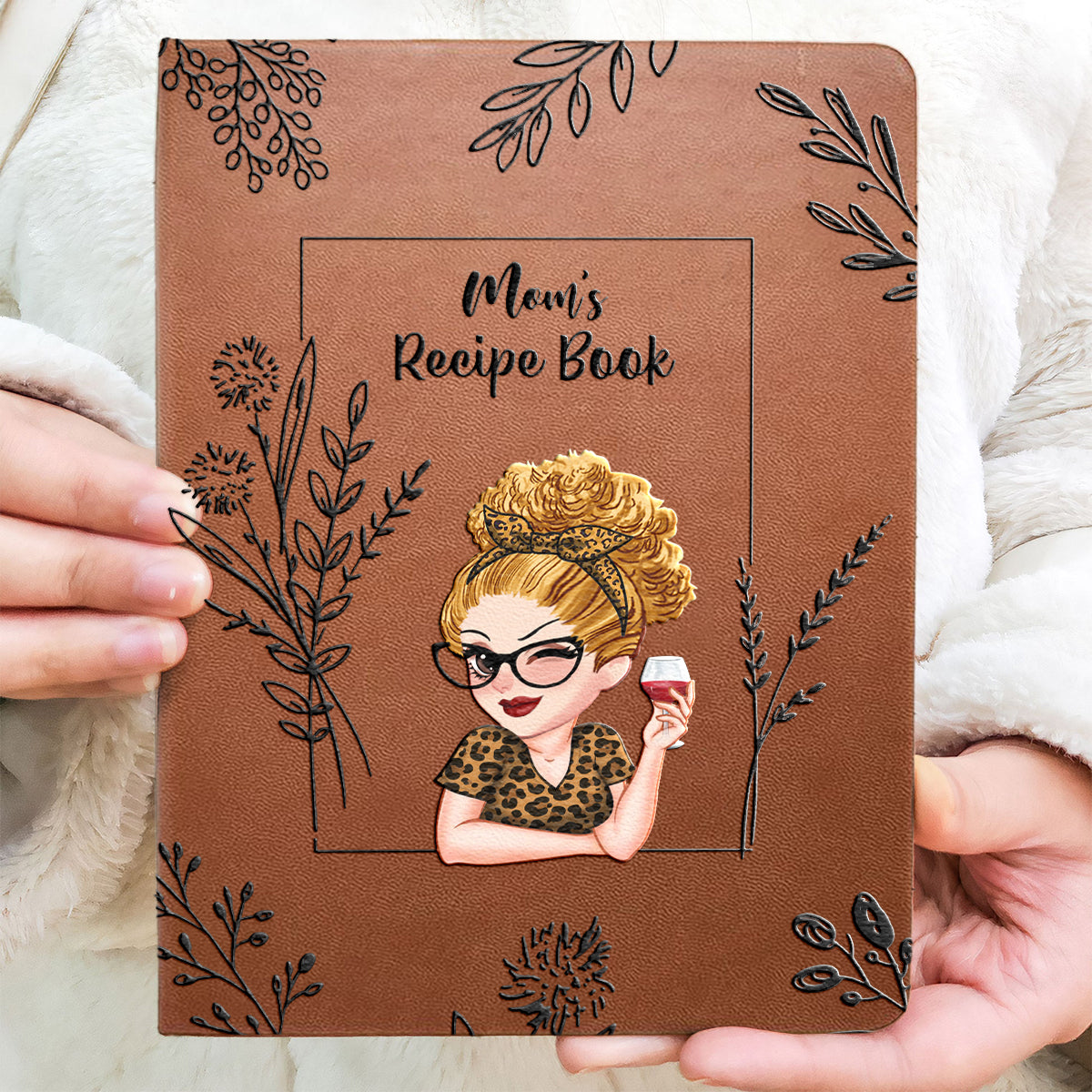 Recipe Book - Personalized Mother Leather Journal