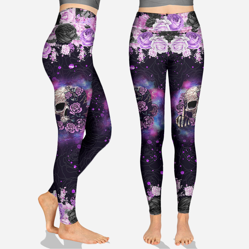 My Give A Fck Is Broken But My Go Fck Yourself Is Fully Functional - Personalized Skull Hoodie and Leggings