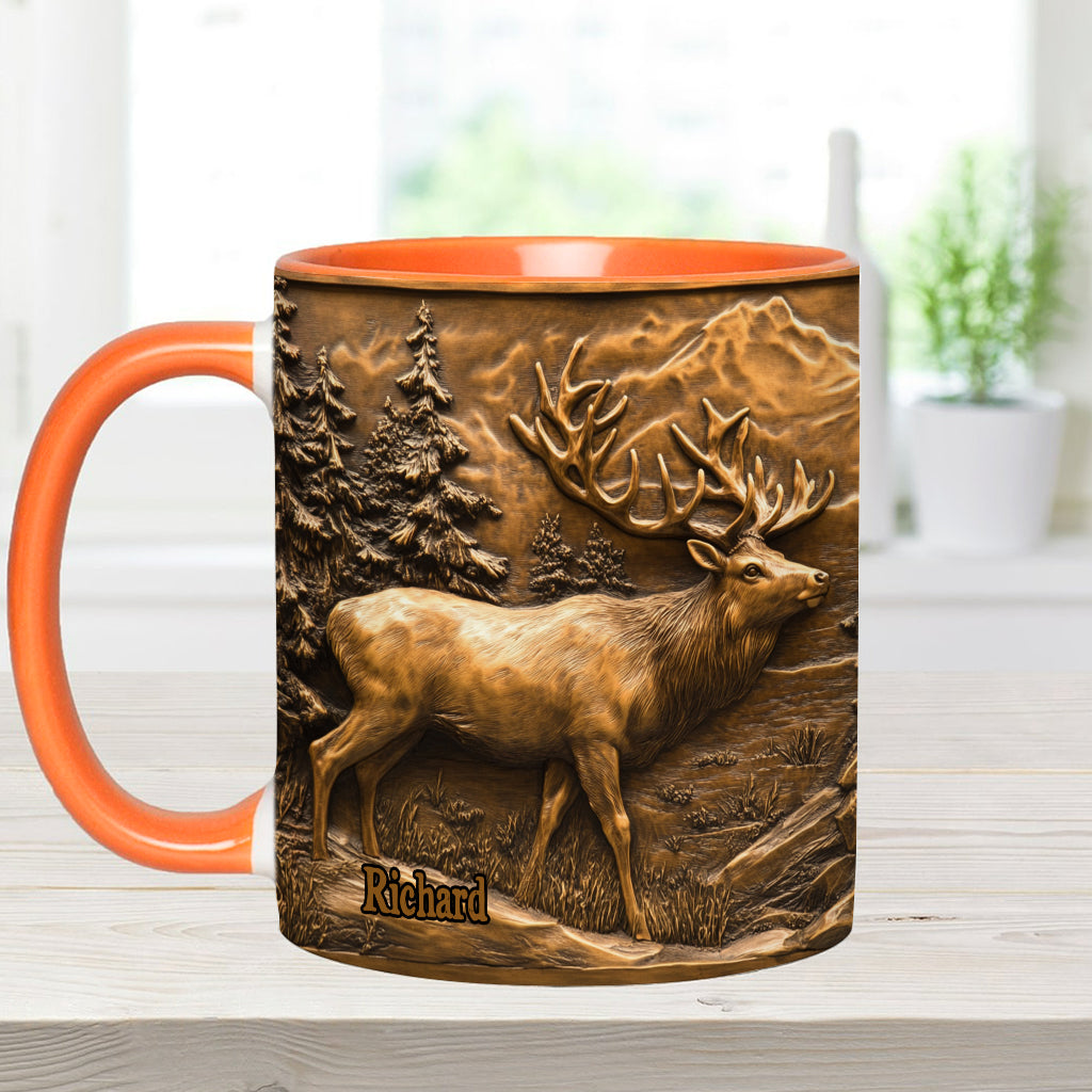 Mug personnalisé sur le thème de la chasse au cerf