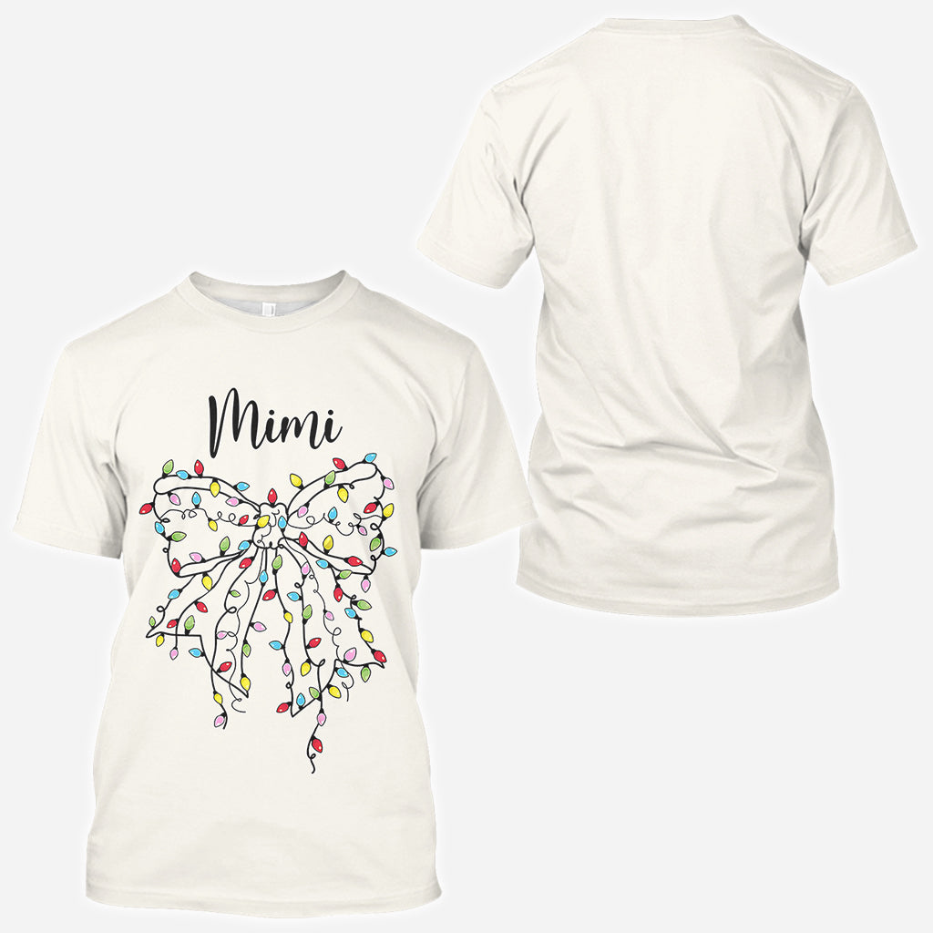 Noël de grand-mère - T-shirt personnalisé pour grand-mère