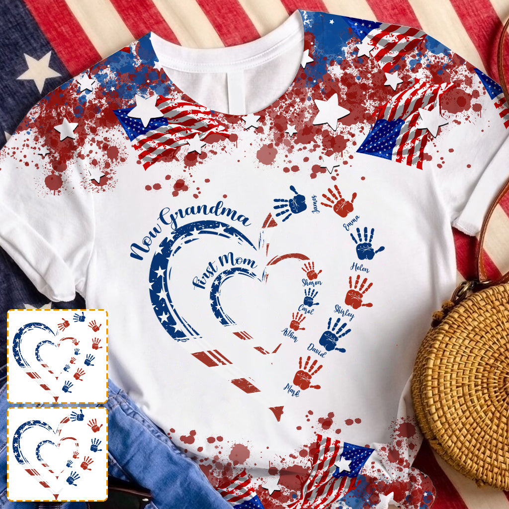 Erst Mama, jetzt Opa – personalisiertes Oma-Shirt