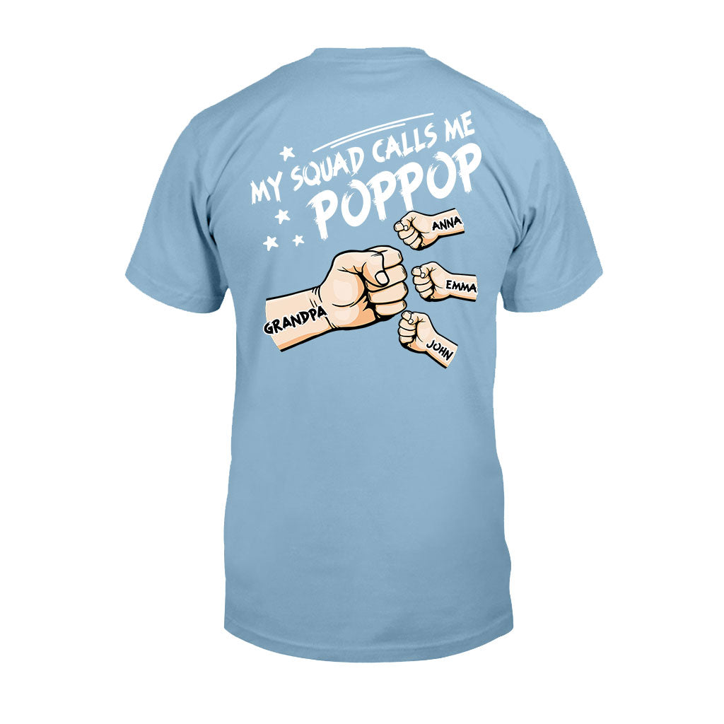 My Squad Calls Me Poppop - Personalized Grandpa T-shirt and Hoodie