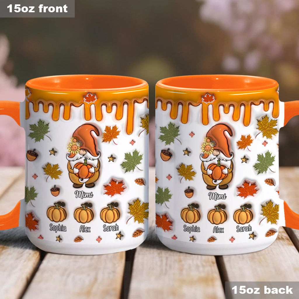Grandma's Little Pumpkins - Personalized Grandma Accent Mug