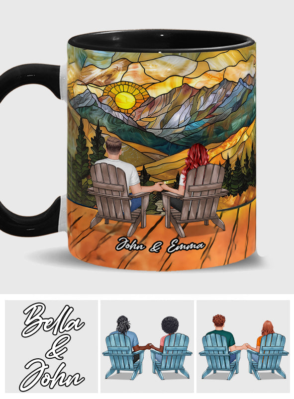 You And Me We Got This - Personalized Couple Accent Mug