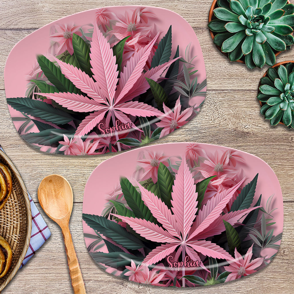 Pink Stoner Chick – Personalisierter Weed-Teller
