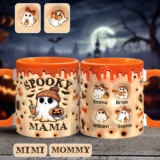 Halloween Boo Jee Mama - Personalized Mother Accent Mug