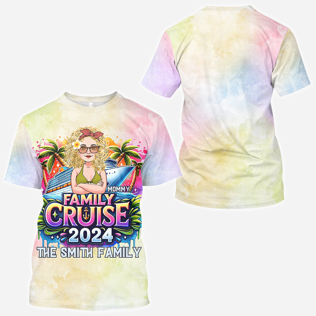 Croisière en famille - T-shirt de croisière personnalisé