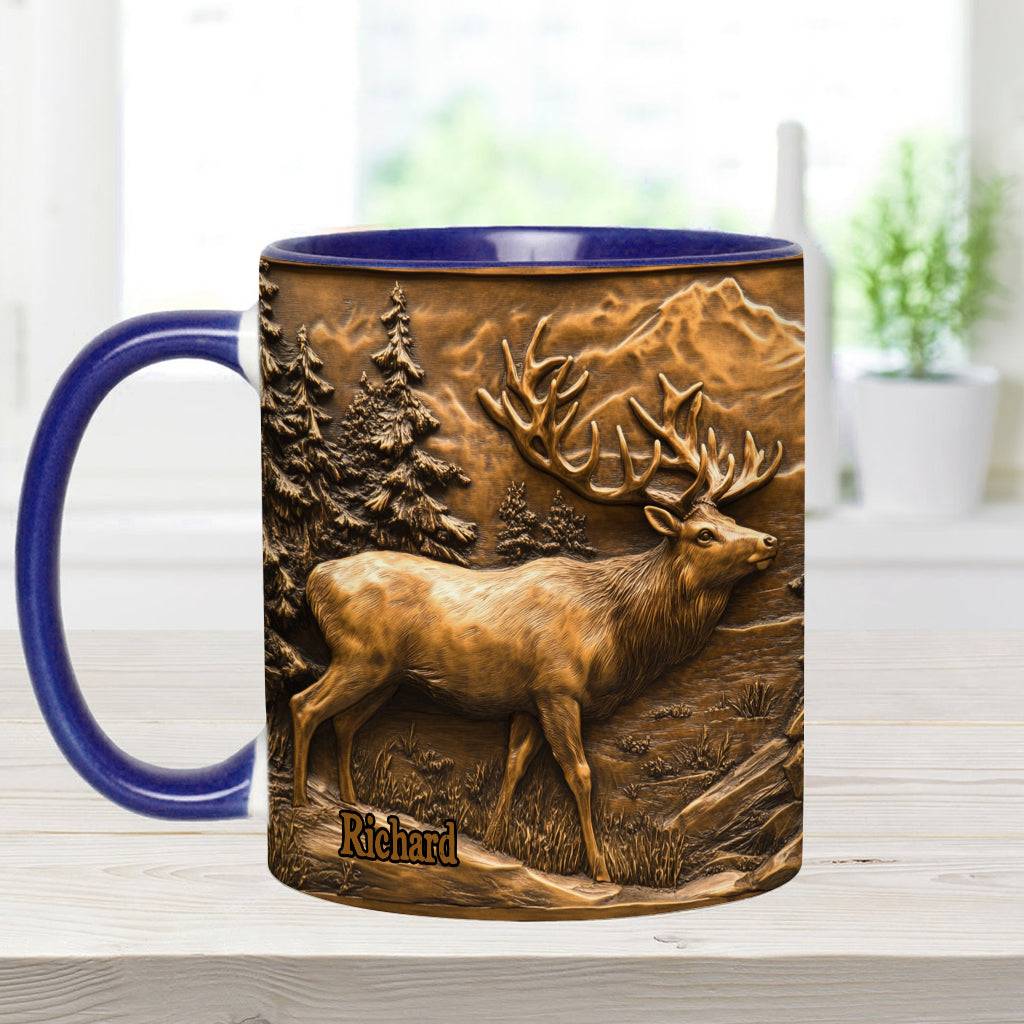 Mug personnalisé sur le thème de la chasse au cerf