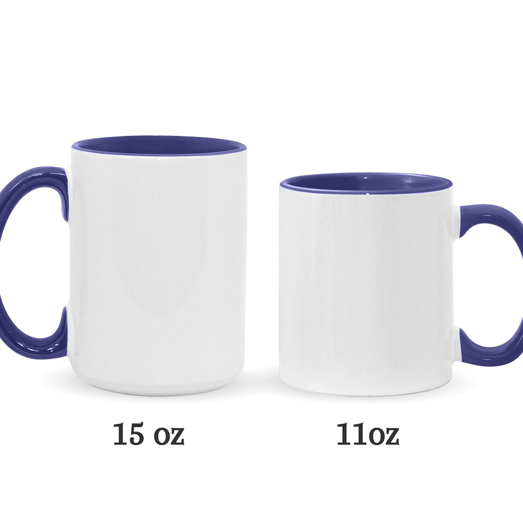 Personalisierte Tasse mit Schmetterlingsmotiv und Blumenmuster