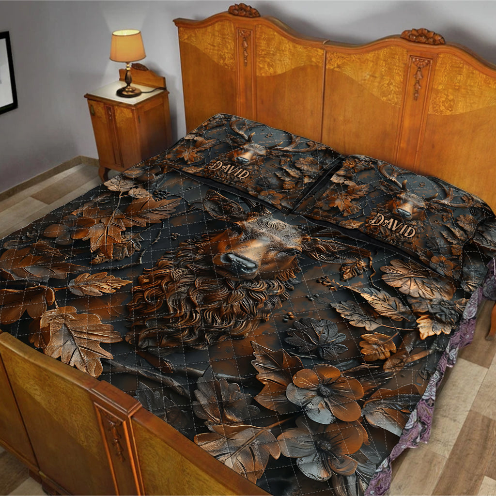 Cool Deer - Personalisiertes Jagd-Bettdecken-Set