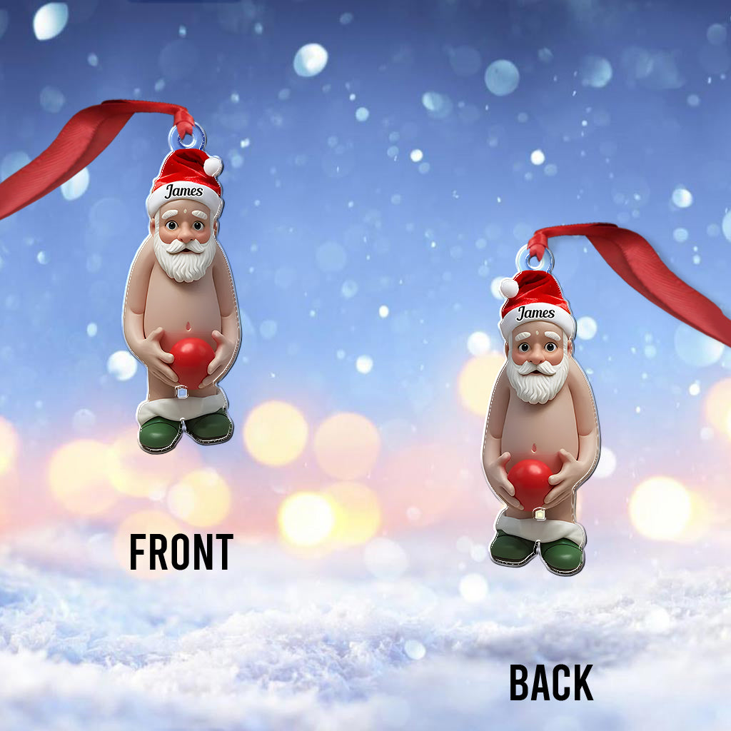 Naughty Couple - Personalized Couple Custom Shaped Ornament