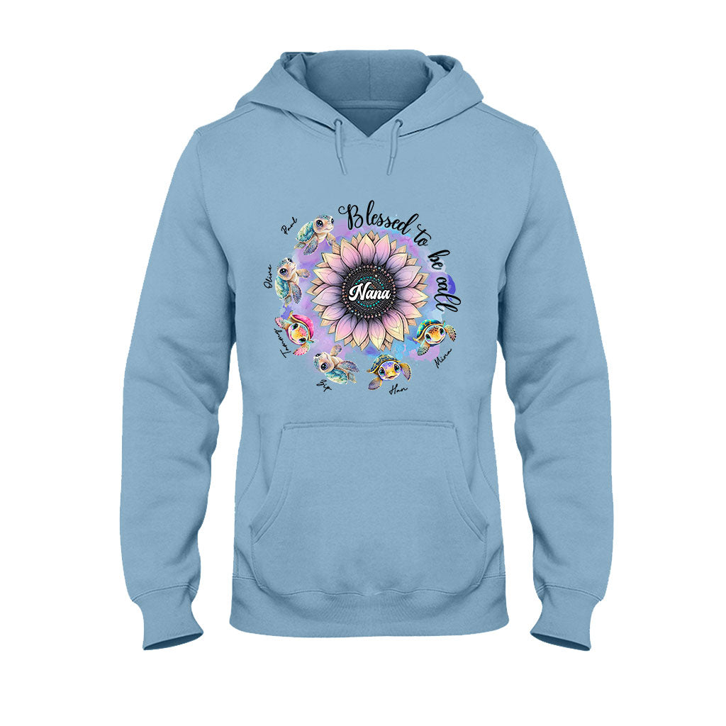 Blessed To Be Called Nana Any Title - Personalized Grandma T-shirt And Hoodie