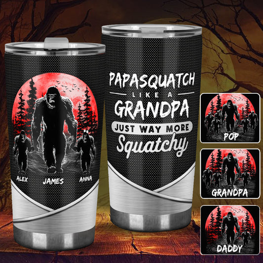 Papasquatch - Personalized Grandpa Tumbler