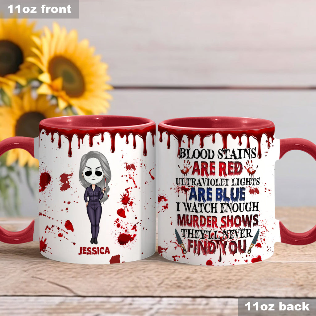 True Crime Mug - Personalized Accent Mug