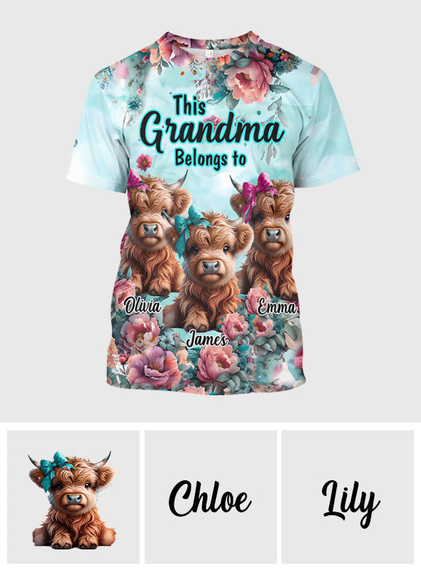 Dieses personalisierte T-Shirt gehört Oma