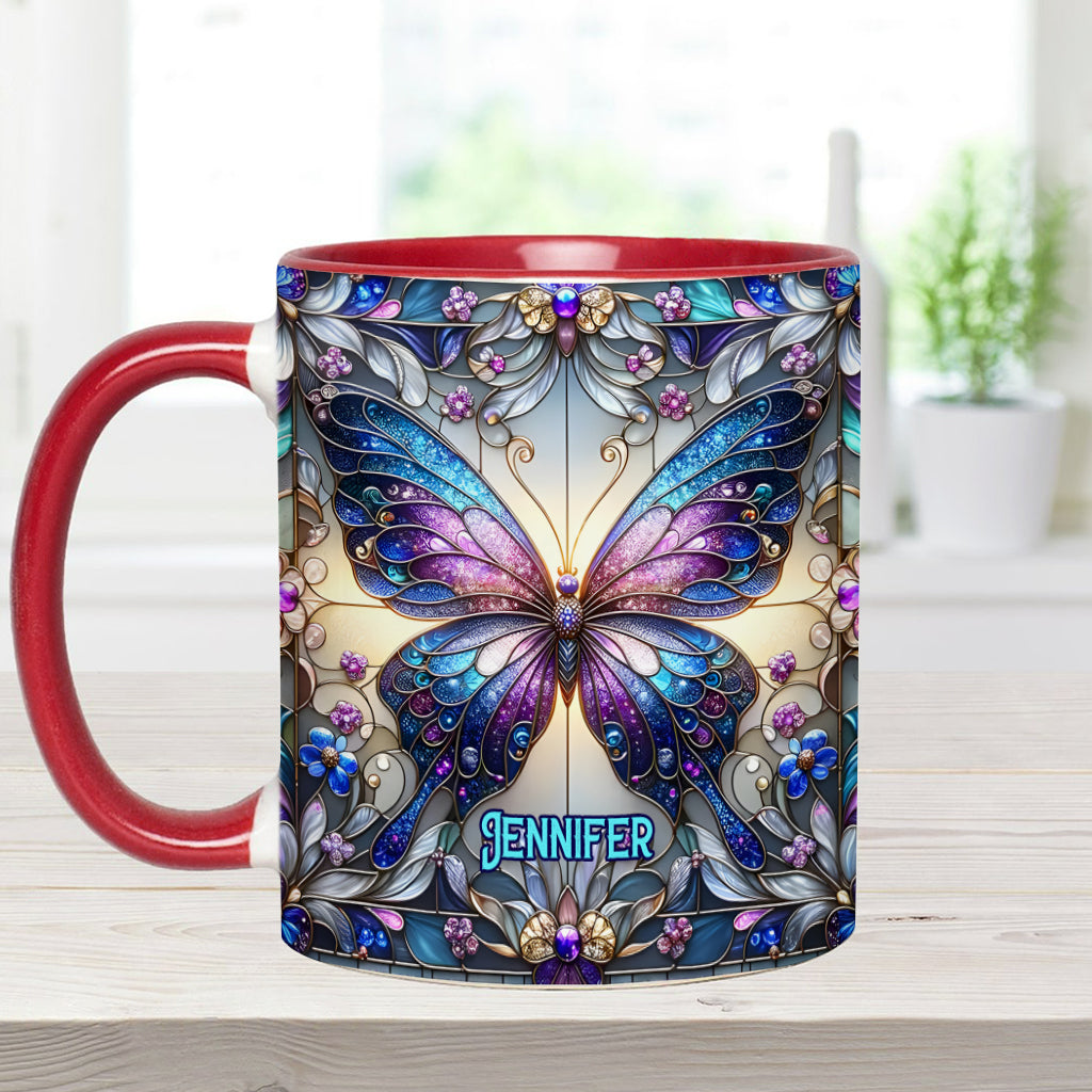 A Big Piece Of My Heart - Personalized Memorial Accent Mug