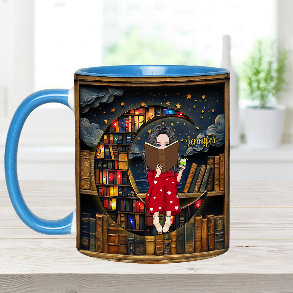 Mug personnalisé « Juste une fille qui aime les livres »