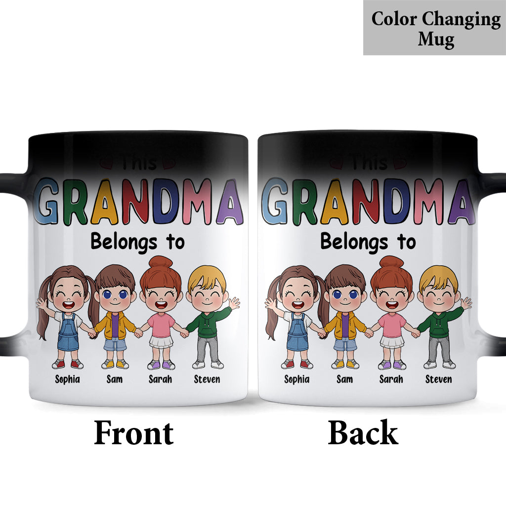 This Grandma Belongs To - Personalized Grandma Mug