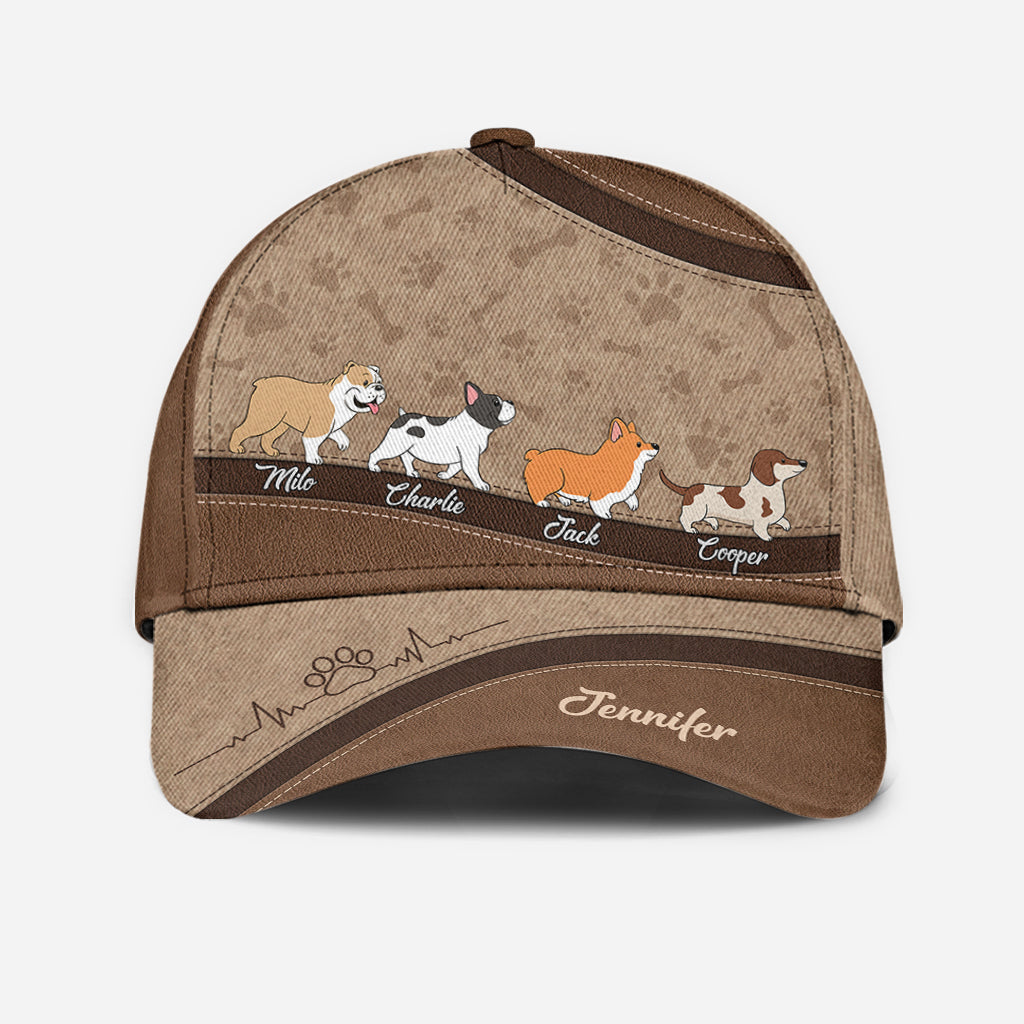 Ich liebe meine Hunde – Personalisierte klassische Hundekappe