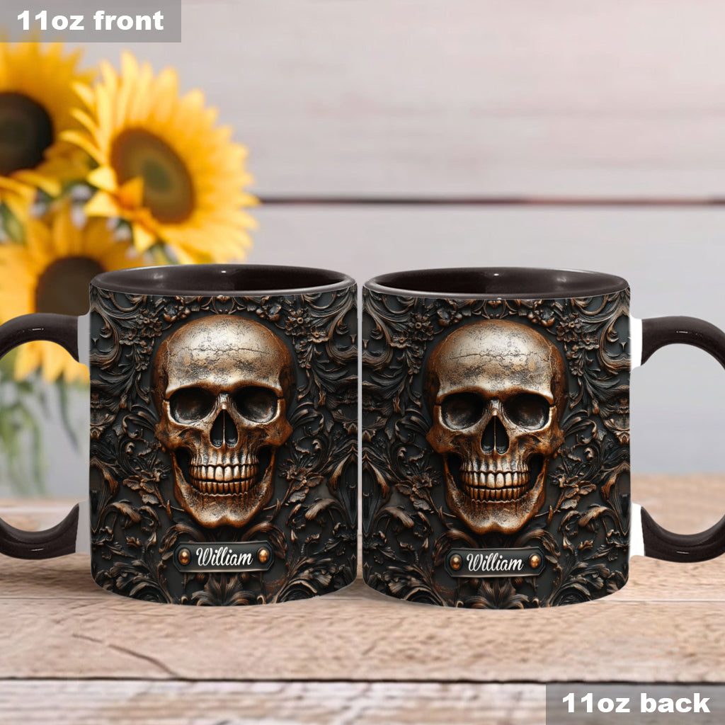 Skull Lover - Personalized Skull Accent Mug
