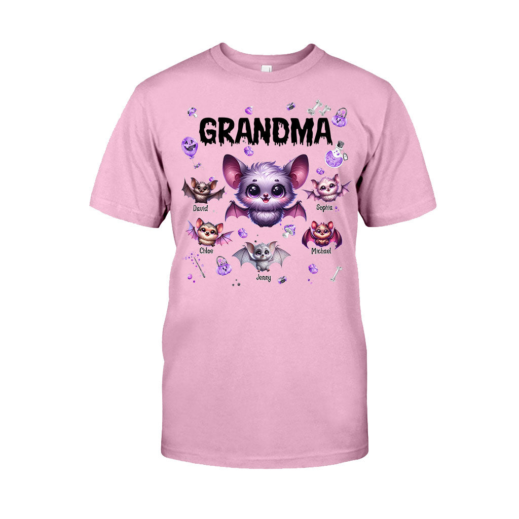 Grandma Of Littel Monsters - Personalized Grandma T-shirt And Hoodie