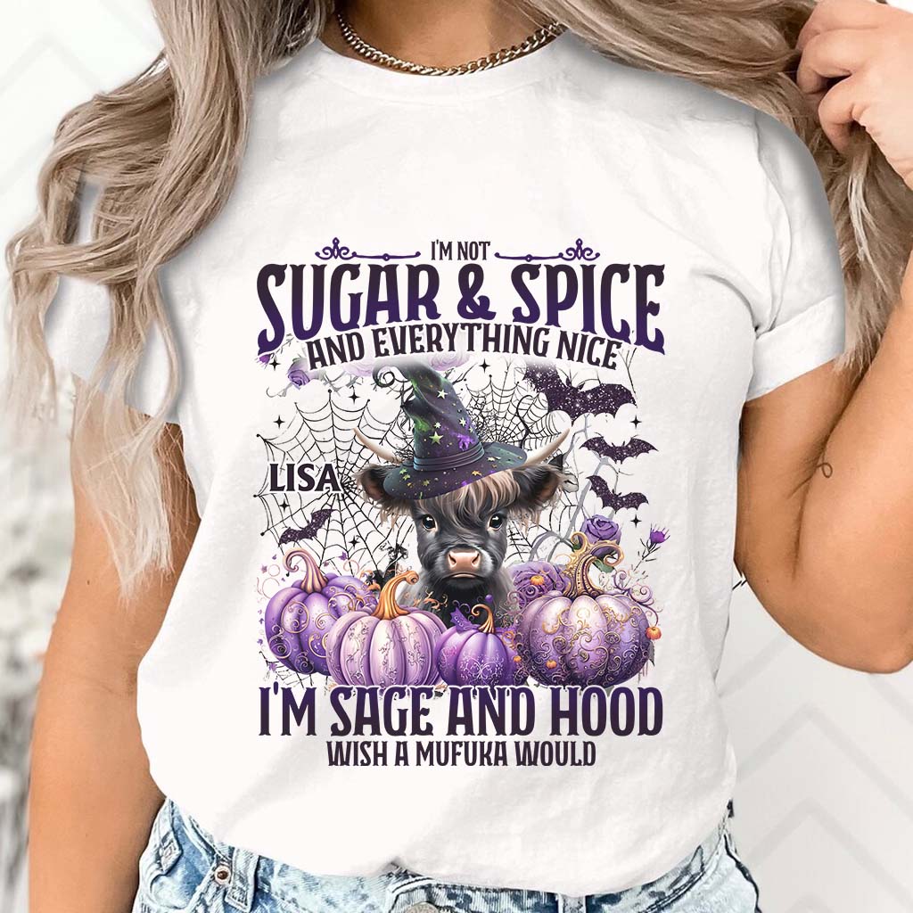 Ich bin nicht Zucker und Gewürze und alles Nette - Personalisiertes T-Shirt und Hoodie