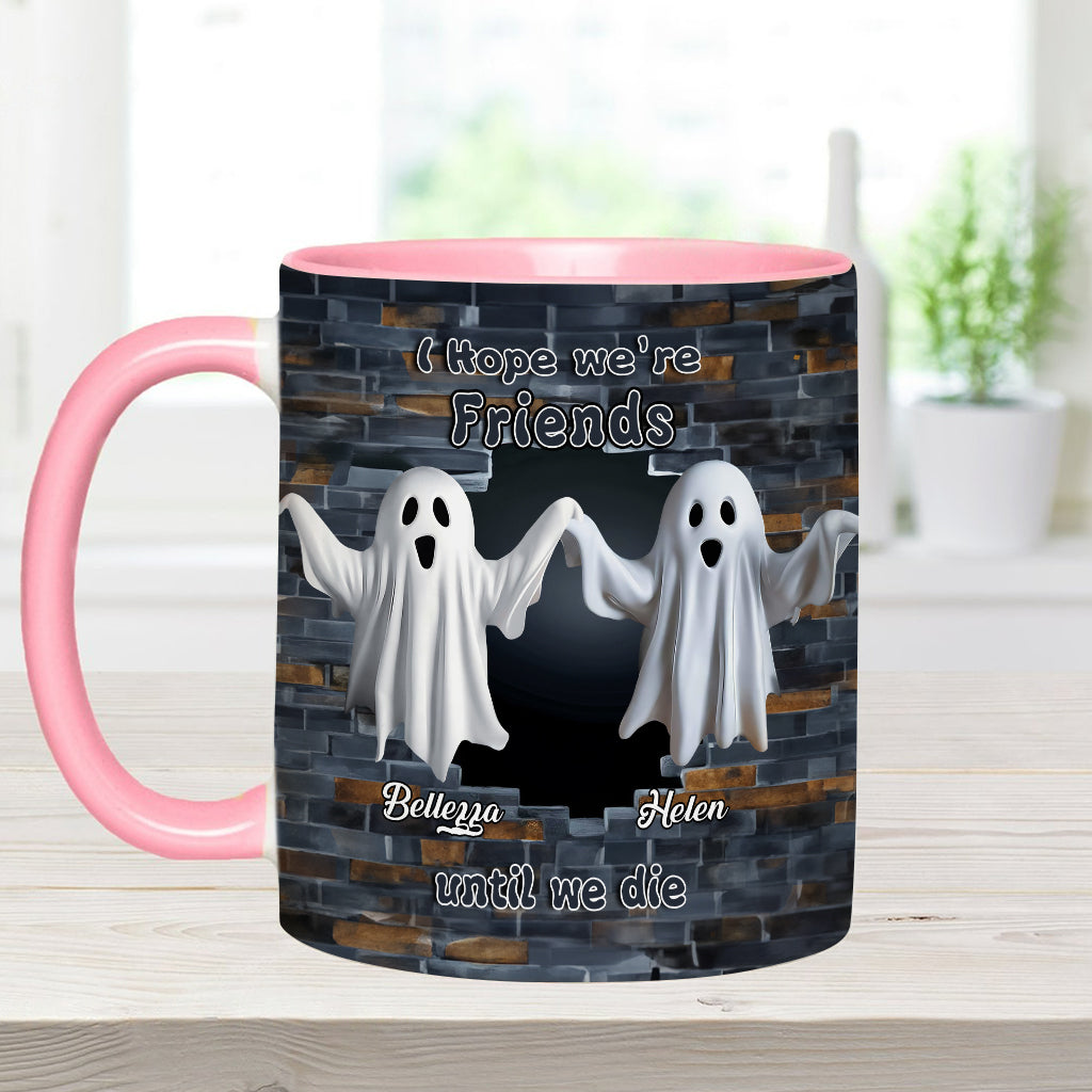 Ghost Friends - Personalized Bestie Accent Mug