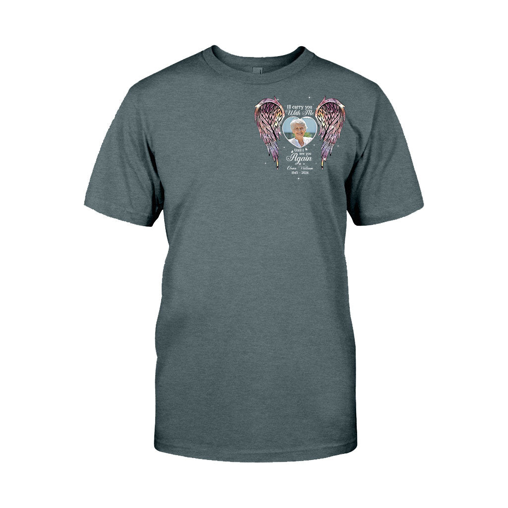 Memorial Wings Your Wings Were Ready But My Heart Was Not - Personalized Memorial T-shirt And Hoodie