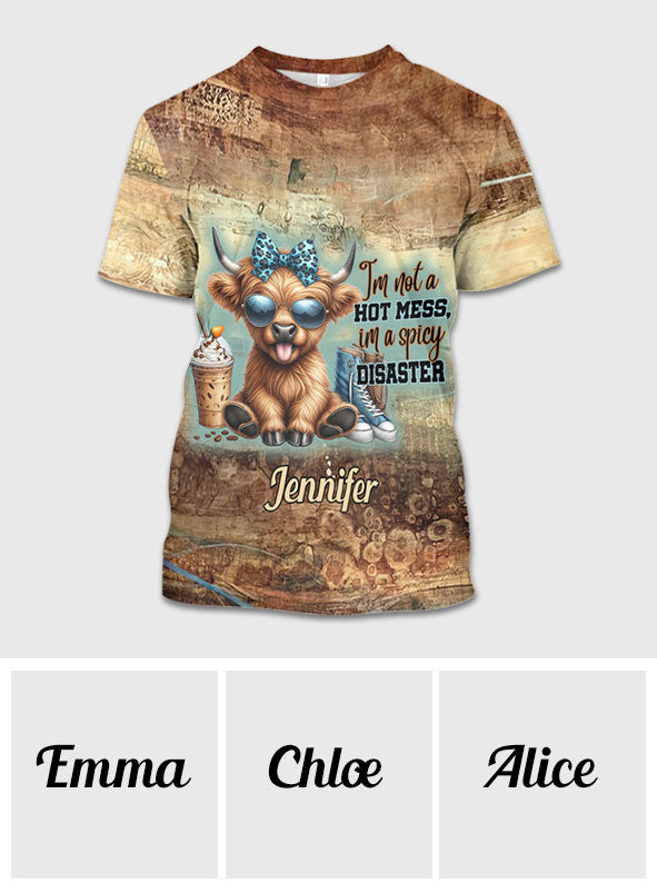 Ich bin kein Chaos – personalisiertes T-Shirt