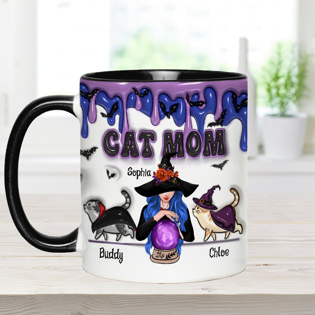 Cat Mom - Personalized Cat Accent Mug