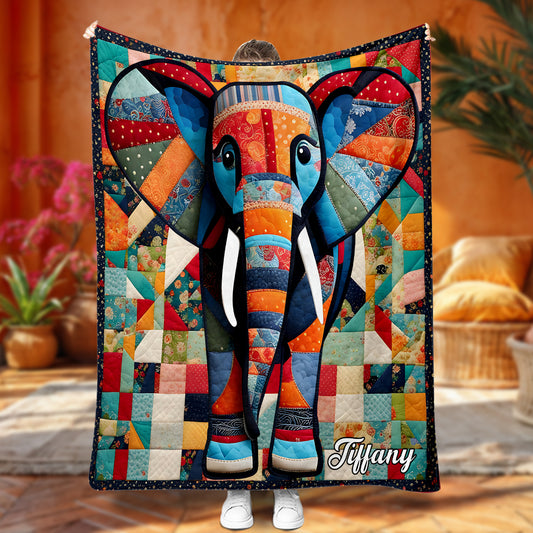 Magnifique éléphant - Couverture éléphant personnalisée