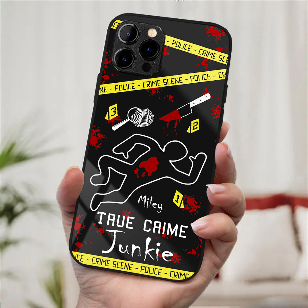 True Crime Junkie – Personalisierte Handyhülle