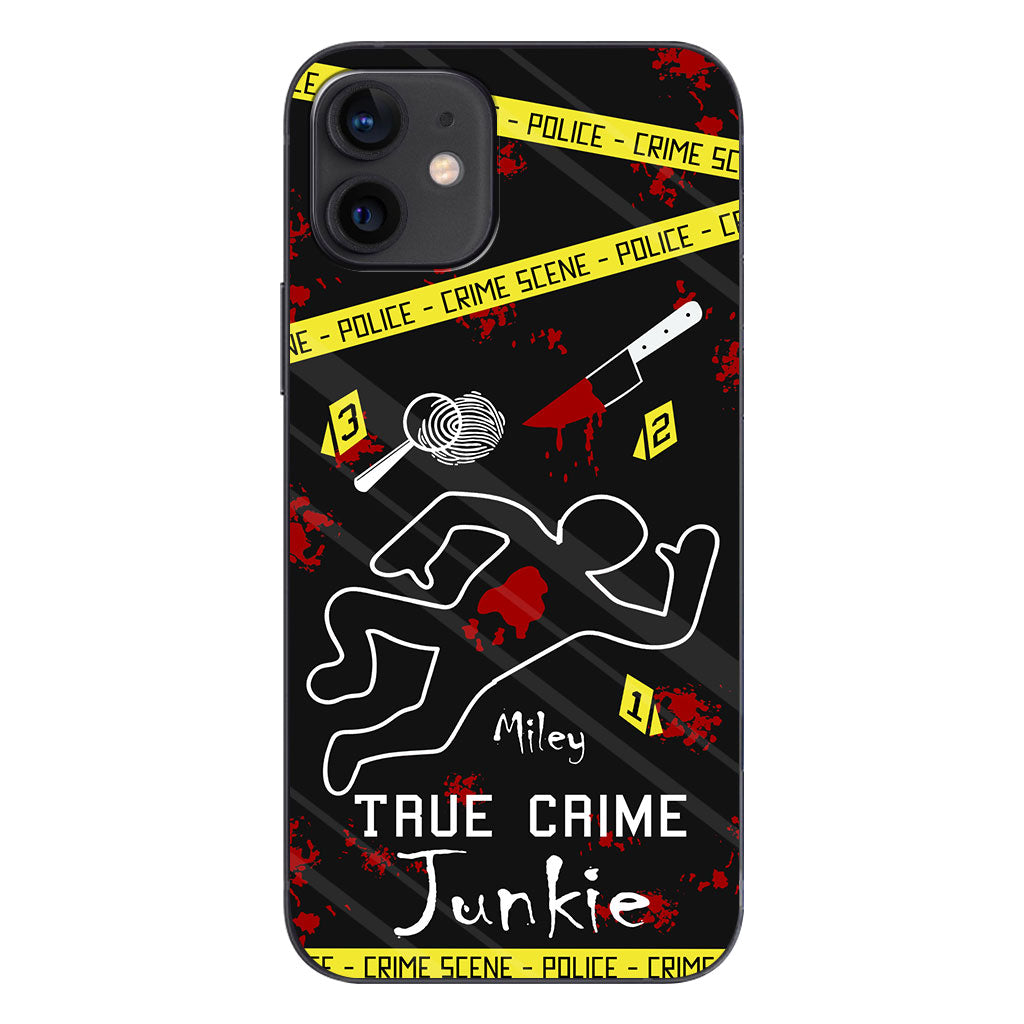 True Crime Junkie – Personalisierte Handyhülle