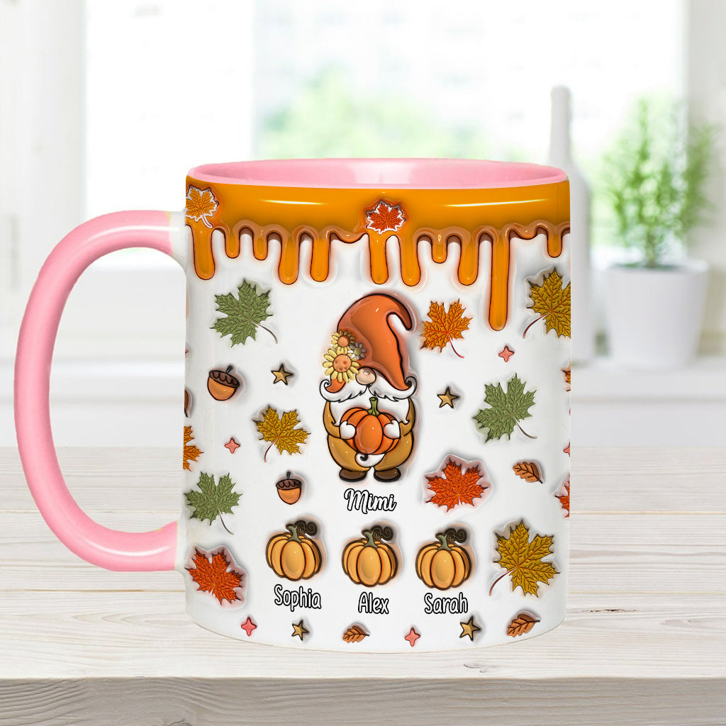 Grandma's Little Pumpkins - Personalized Grandma Accent Mug
