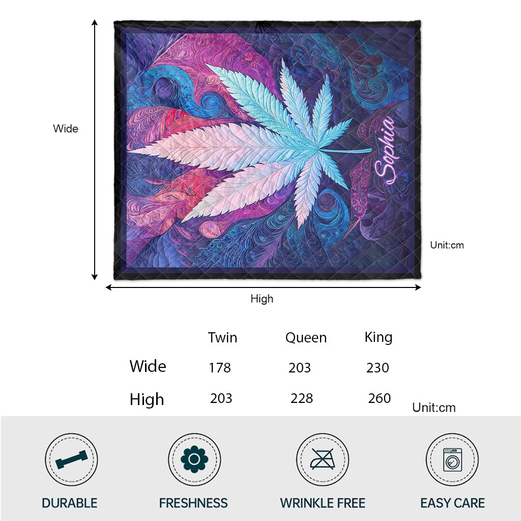 Wunderschöne Cannabis-Personalisierte Weed-Decke