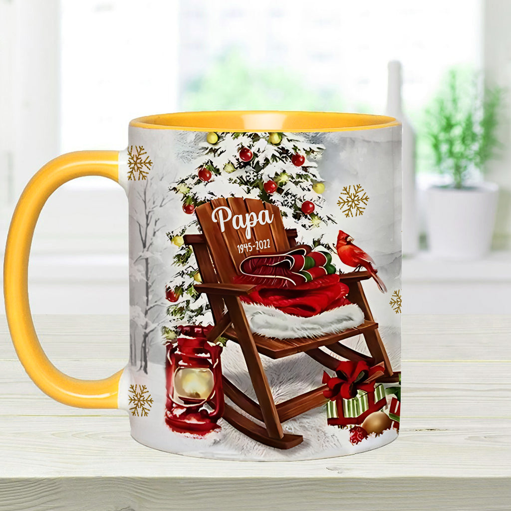 Christmas In Heaven - Personalized Memorial Accent Mug