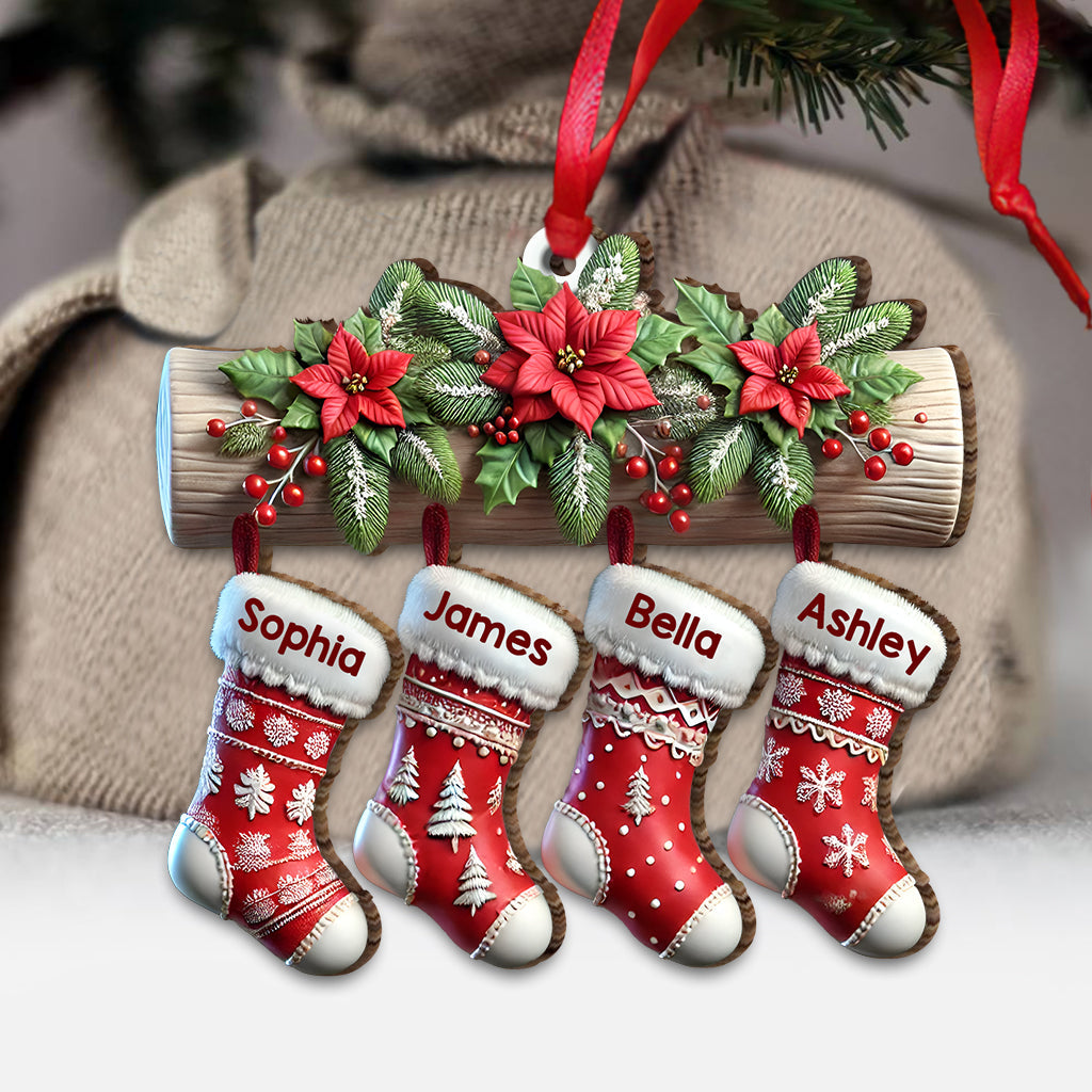 Weihnachtsstrümpfe – personalisierter Familienschmuck