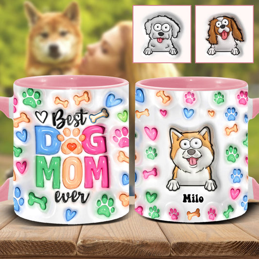 Vie de maman de chien - Mug personnalisé avec motif chien