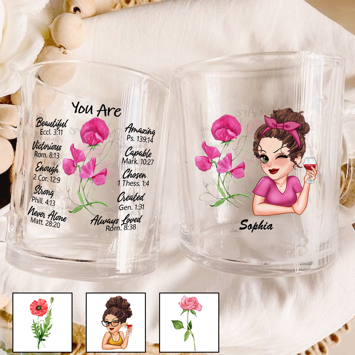 Tu es magnifique - Mug en verre personnalisé