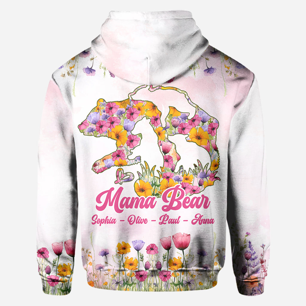 Mama Bear - Personalized Mother All Over Shirt