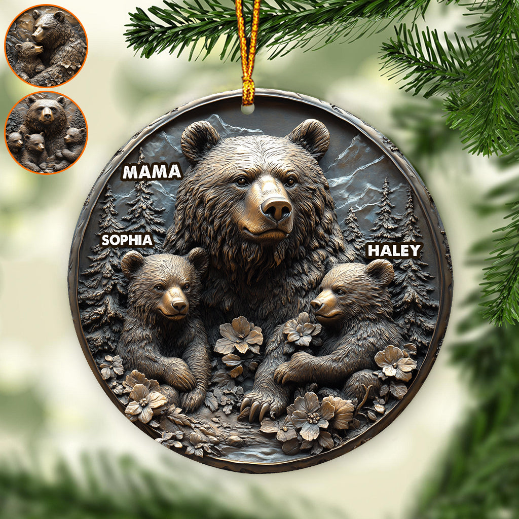 Mama Bear - Personalized Mother Ornament