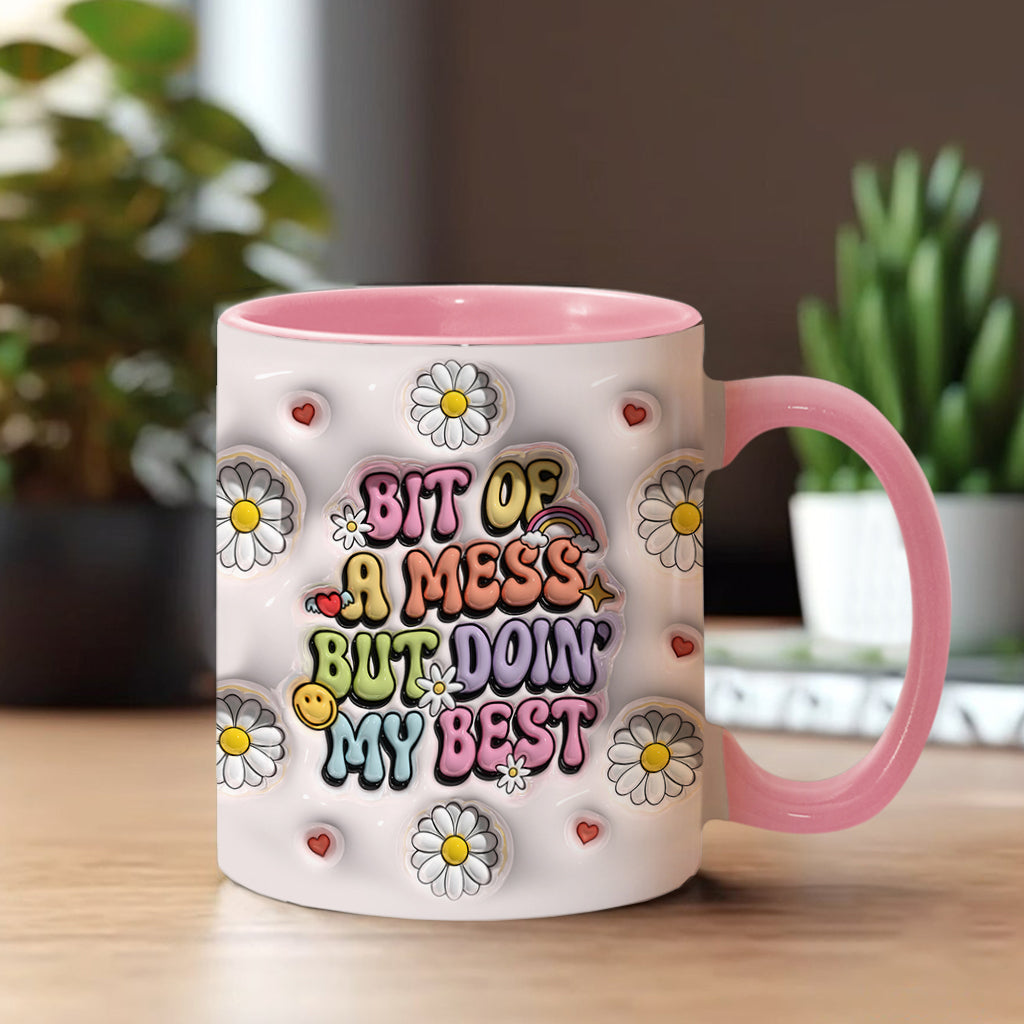 Ich gebe mein Bestes – personalisierte Tasse